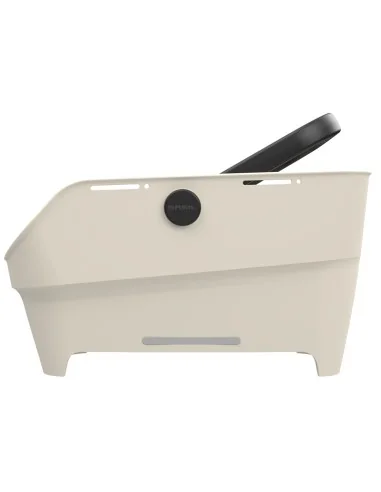 Fietsmand Basil Cento Neo MIK achter 46 x 23 x 14 cm - wit