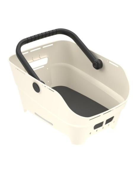 Fietsmand Basil Cento Neo MIK achter 46 x 23 x 14 cm - wit