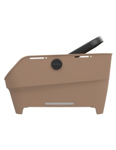 Fietsmand Basil Cento Neo MIK achter 46 x 23 x 14 cm - zand 2