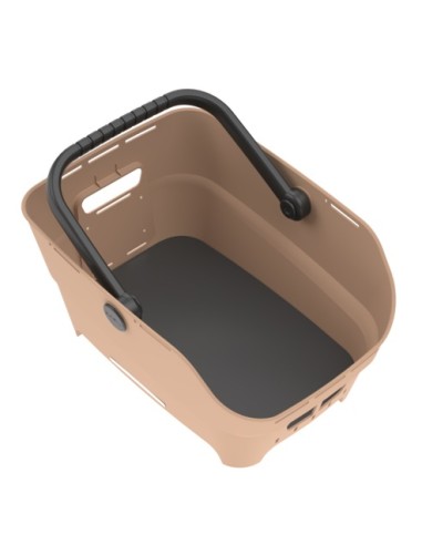 Fietsmand Basil Cento Neo MIK achter 46 x 23 x 14 cm - zand