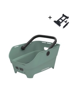 Fietsmand Basil Cento Neo MIK achter 46 x 23 x 14 cm - groen 2