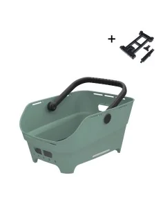 Fietsmand Basil Cento Neo MIK achter 46 x 23 x 14 cm - groen 2