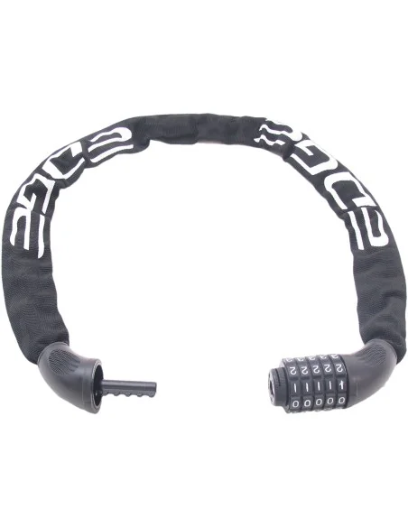 Kettingslot met code Edge Trace Code 90cm - zwart