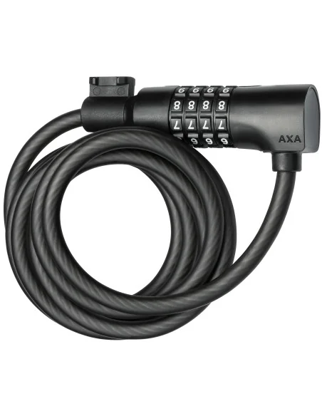 Kabelslot Axa Resolute C8-180 code - zwart