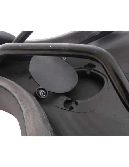 Fietszadel E-bike Edge Electra met handgreep en opbergruimte voor de Apple Air Tag - zwart