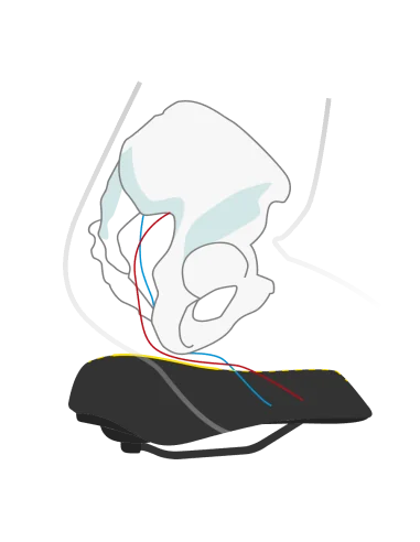Fietszadel Wittkop Twin Medicus 3.0 City/Trekking - zwart