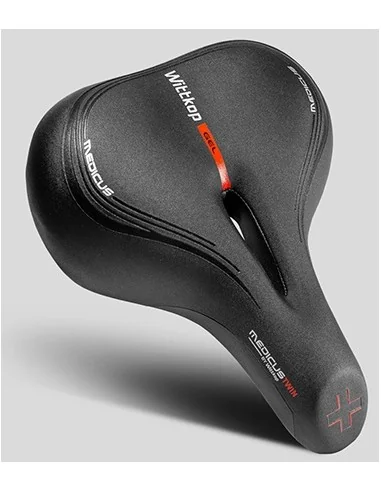 Fietszadel Wittkop Twin Medicus 3.0 City/Trekking - zwart