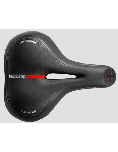 Fietszadel Wittkop Twin Medicus 3.0 City/Trekking - zwart