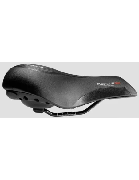 Fietszadel Wittkop Twin Medicus 3.0 City/Trekking - zwart