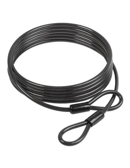 Loopkabel met dubbele lus M-Wave S 10.50 L - 5 meter x 10 mm - zwart