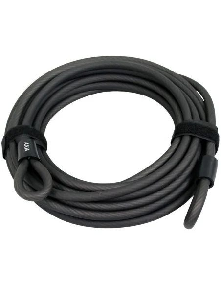 Slotkabel Axa Double Loop 1000/10 - zwart
