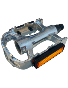 Pedaalset MTB/Trekking Edge Luxe aluminium - zilver