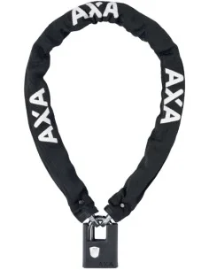 Kettingslot Axa Clinch+ 105/7,5 met polyester hoes - zwart