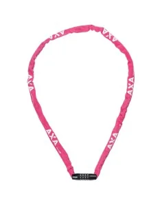 Kettingslot Axa Rigid RCC code 120/3,5 met polyester hoes - roze