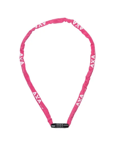 Kettingslot Axa Rigid RCC code 120/3,5 met polyester hoes - roze