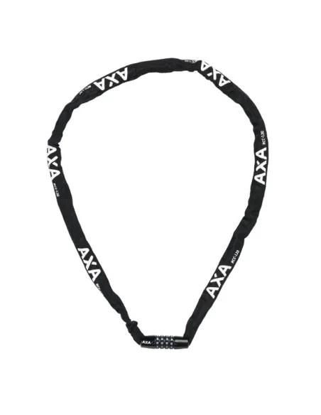 Kettingslot Axa Rigid RCC code 120/3,5 met polyester hoes - zwart