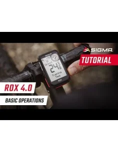 Fietscomputer GPS Sigma ROX 4.0 met standaard stuurhouder - zwart 2