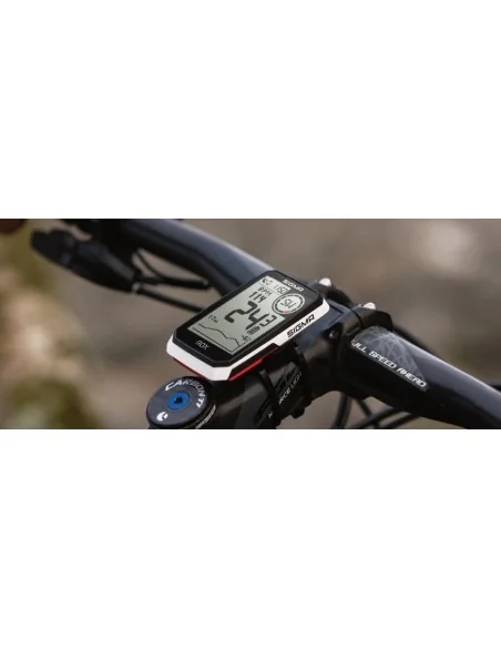 Fietscomputer GPS Sigma ROX 4.0 met standaard stuurhouder - zwart
