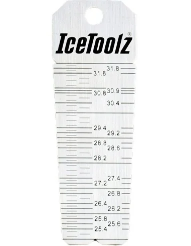 Zadelbuis meetinstrument IceToolz E326 (ø 25.0 ~ ø31.8mm)
