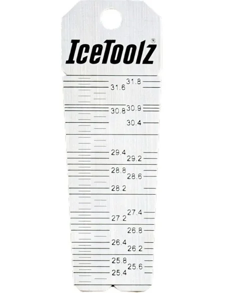 Zadelbuis meetinstrument IceToolz E326 (ø 25.0 ~ ø31.8mm)