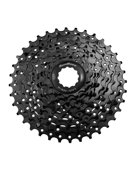 Cassette 9 speed Sunrace CSM98 11-36T - zwart
