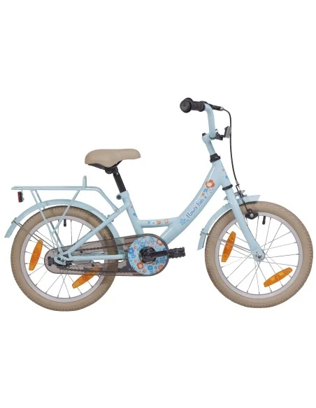Kinderfiets 16" Bikefun Flower Fun - blauw
