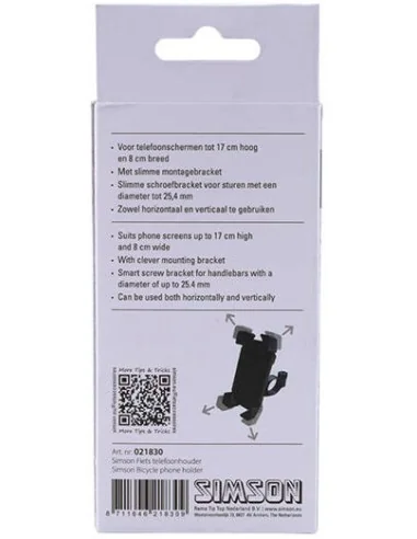 Telefoonhouder Simson voor op het stuur