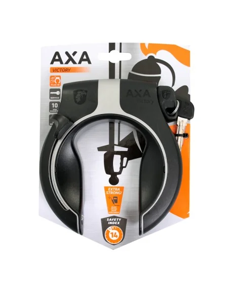 Ringslot Axa Victory - zwart/zilver