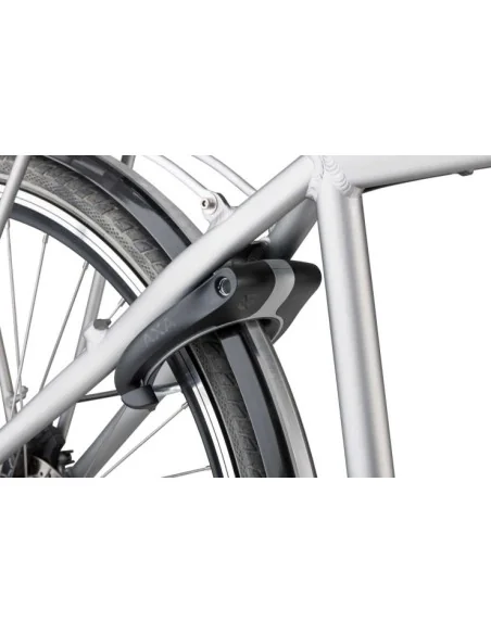 Ringslot Axa Victory Retractable met uitneembare sleutel - grijs/zwart