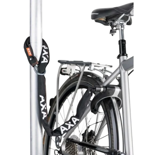 Ringslot Axa Victory Retractable met uitneembare sleutel - grijs/zwart