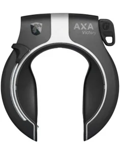 Ringslot Axa Victory Retractable met uitneembare sleutel - grijs/zwart