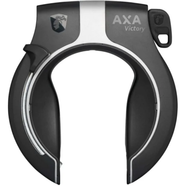 Ringslot Axa Victory Retractable met uitneembare sleutel - grijs/zwart