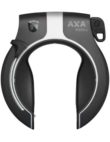 Ringslot Axa Victory Retractable met uitneembare sleutel - grijs/zwart
