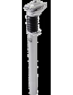 Zadelpen Post Moderne verend ø27,2 mm / 300 mm - zilver