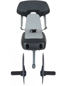 Kinderzitje achter Polisport Guppy Junior MIK HD - donkergrijs/lichtgrijs 2