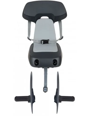 Kinderzitje achter Polisport Guppy Junior MIK HD - donkergrijs/lichtgrijs