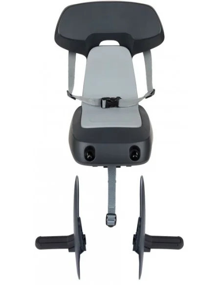 Kinderzitje achter Polisport Guppy Junior MIK HD - donkergrijs/lichtgrijs