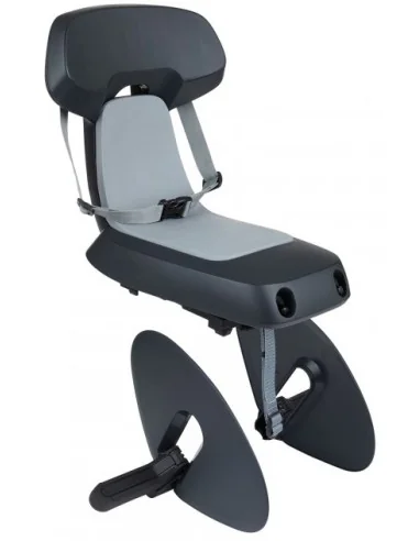 Kinderzitje achter Polisport Guppy Junior MIK HD - donkergrijs/lichtgrijs