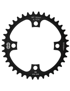 Kettingblad 38T KMC BCD 104 mm - 1/2" x 1/8" wide - zwart