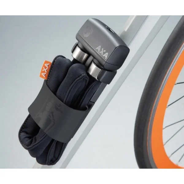 Vouwslot Axa Foldable 800 100/8 - donkergrijs