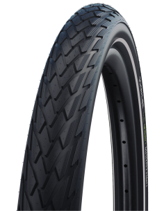 Buitenband Schwalbe Green Marathon GreenGuard 28 x 1.00" / 25-622mm - zwart met reflectie