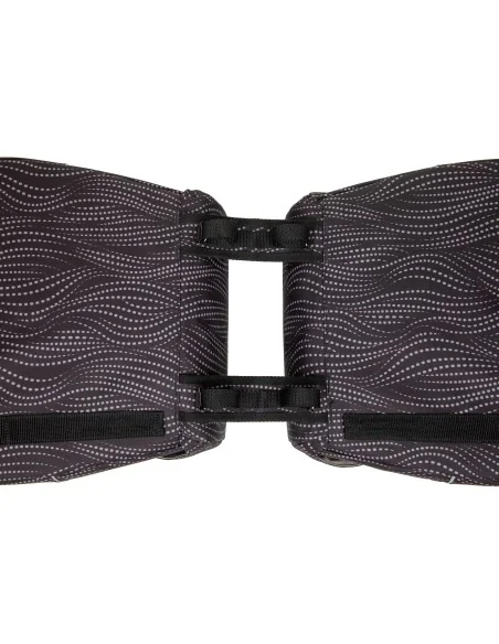 Dubbele fietstas New Looxs Joli Alma 37 liter - 38 x 18 x 30 cm (2x) - zwart