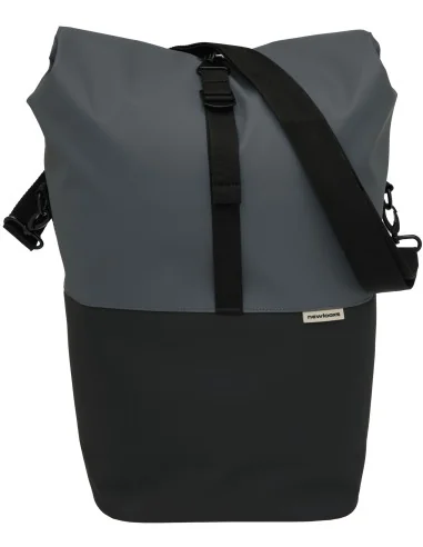 Fietsshopper New Looxs Nyborg 17 liter 30 x 17 x 37 cm - donkergrijs/zwart