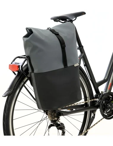 Fietsshopper New Looxs Nyborg 17 liter 30 x 17 x 37 cm - donkergrijs/zwart