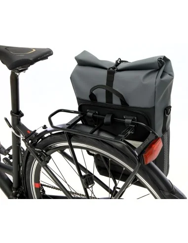 Fietsshopper New Looxs Nyborg 17 liter 30 x 17 x 37 cm - donkergrijs/zwart