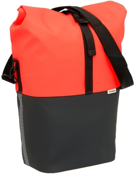 Fietsshopper New Looxs Nyborg 17 liter 30 x 17 x 37 cm - rood/zwart