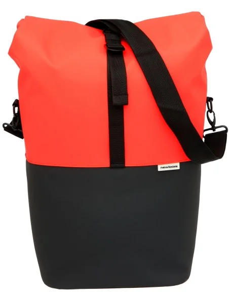 Fietsshopper New Looxs Nyborg 17 liter 30 x 17 x 37 cm - rood/zwart
