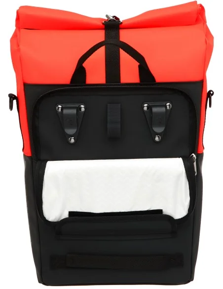 Fietsshopper New Looxs Nyborg 17 liter 30 x 17 x 37 cm - rood/zwart