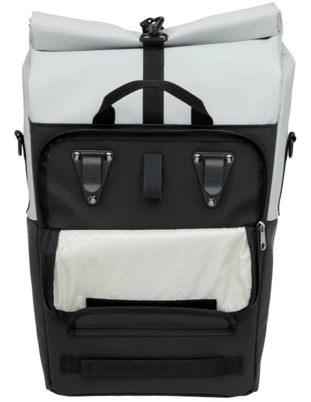Fietsshopper New Looxs Nyborg 17 liter 30 x 17 x 37 cm - lichtgrijs/zwart