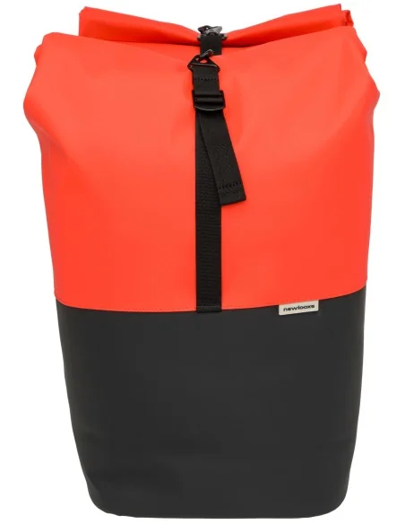 Dubbele fietstas New Looxs Nyborg 34 liter - 30 x 17 x 37cm (x2) - rood/zwart